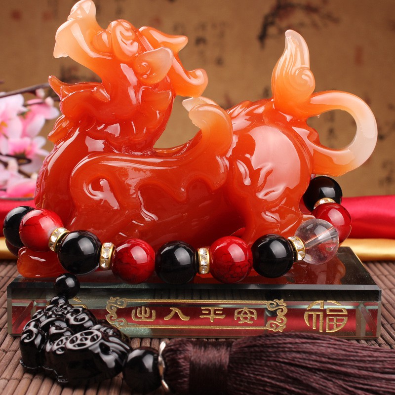 Tỳ Hưu Phong Thủy Để Bàn ( Kèm Vòng Ngọc)
