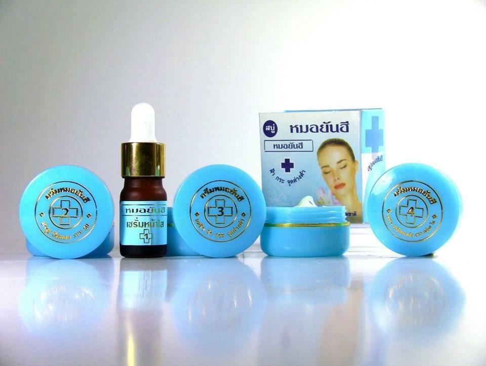 Bộ mụn MÀU XANH Thái Lan
