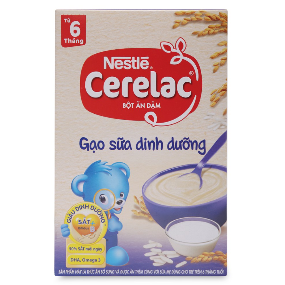 Bột ăn dặm Nestle CERELAC ( MẪU MỚI ) 200g Đủ Vị [HSD 2024]