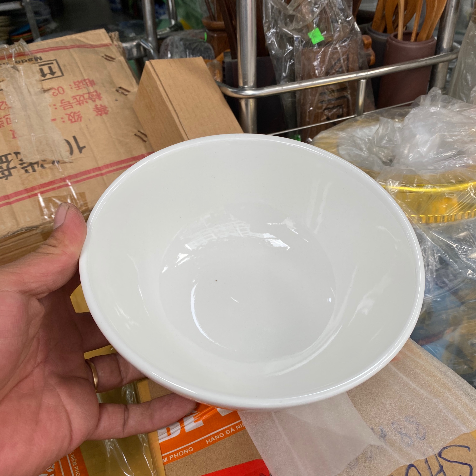 Tô chén sứ trắng cao cấp