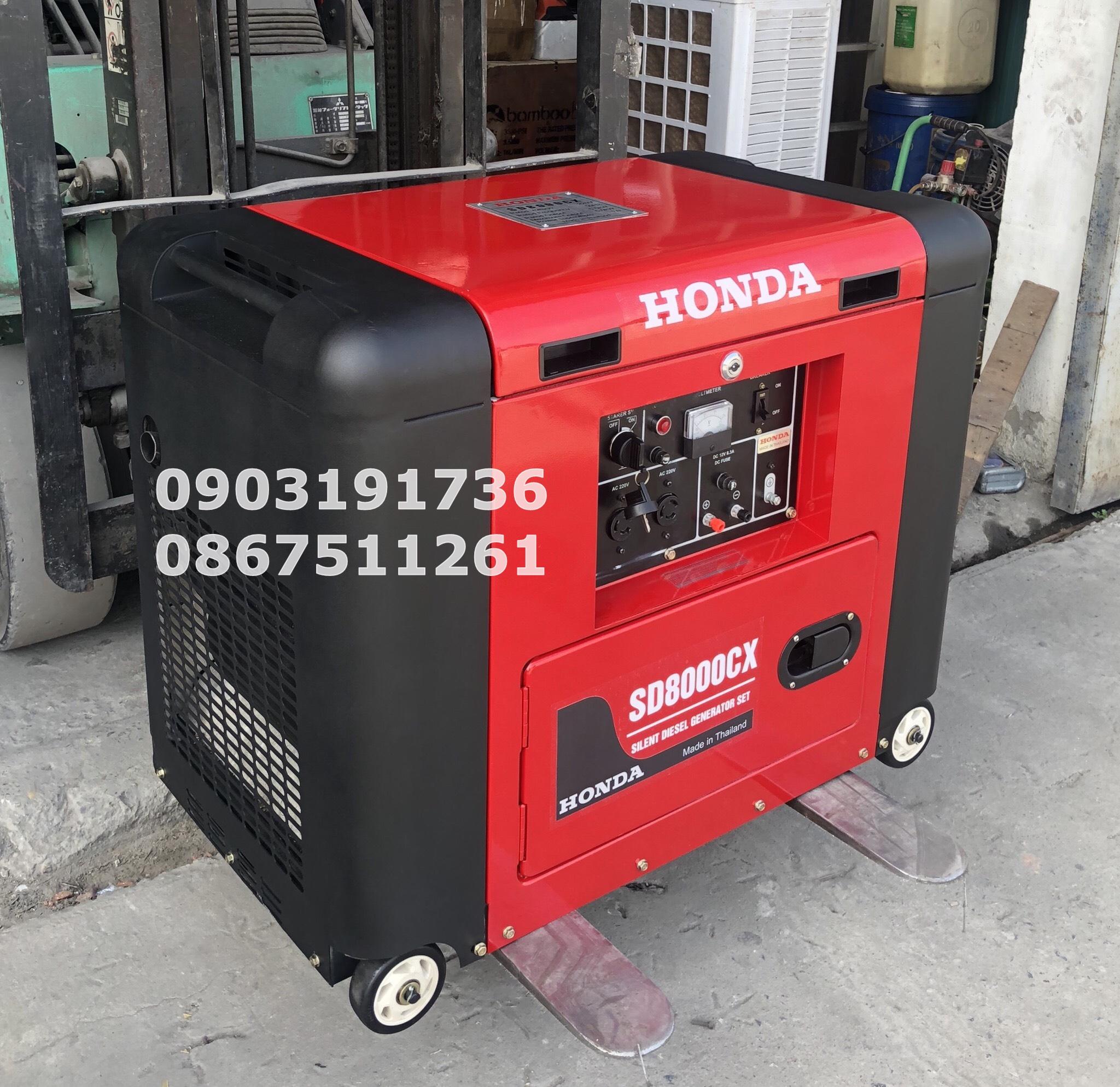 Máy phát điện Honda SD 8000CX đề nổ, siêu chống ồn