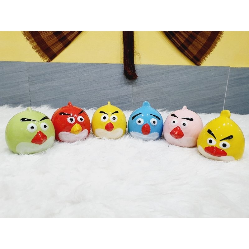 Angry Birds tiết kiệm - gốm sứ cao cấp ( size mini và size nhỏ)