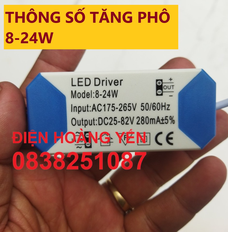 [HCM]tăng phô(driver) 8-24w