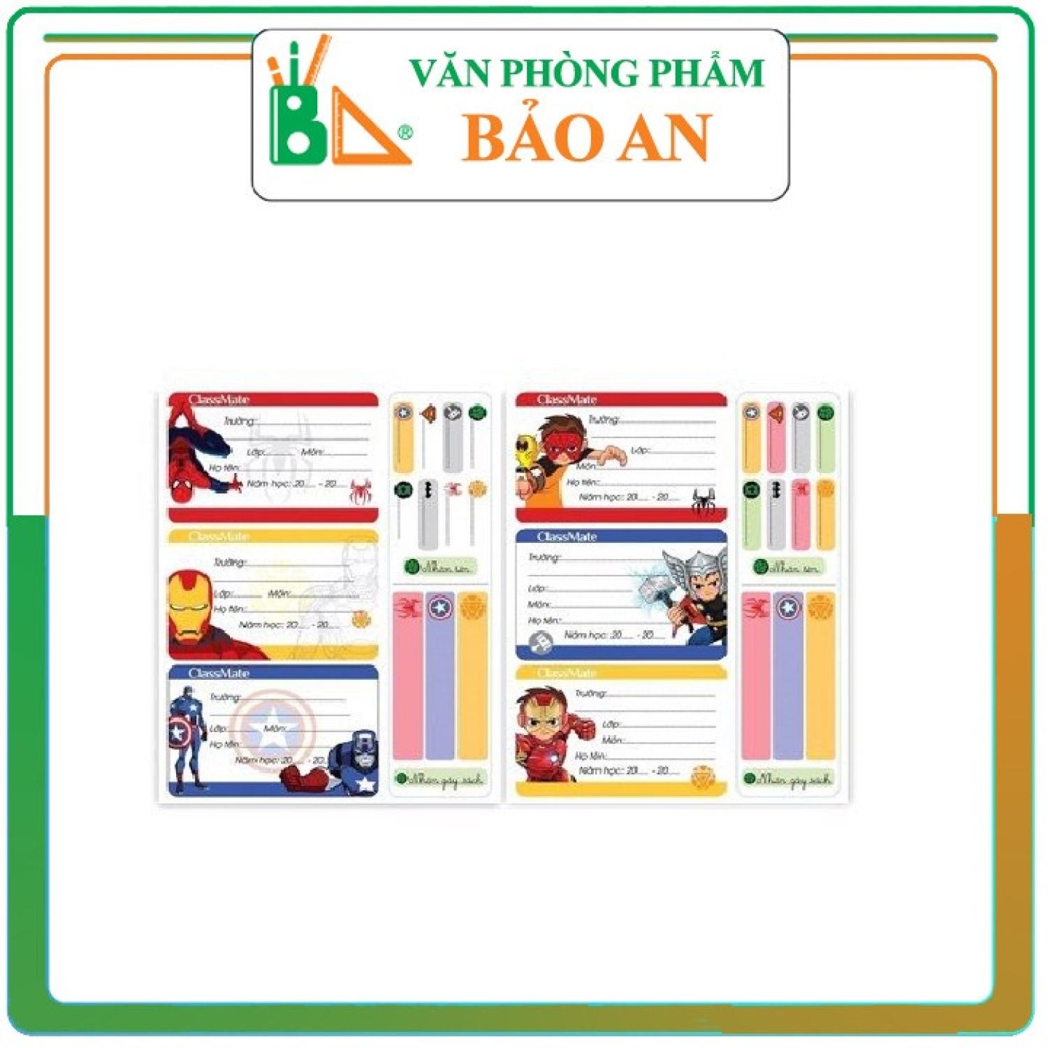 Nhãn vở classmate superkid cl-nt227 - văn phòng phẩm bảo an