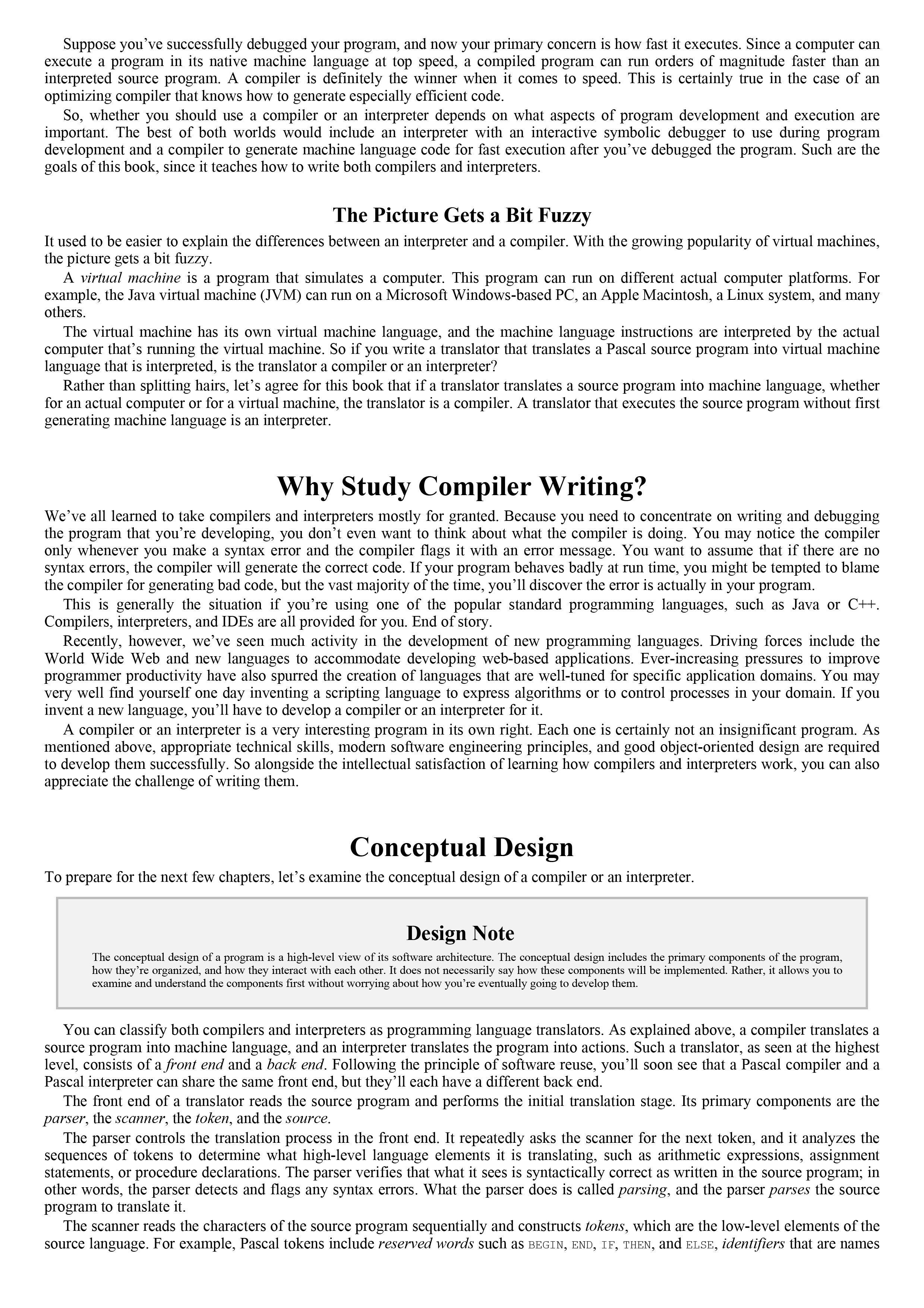 Writing Compilers and Interpreters