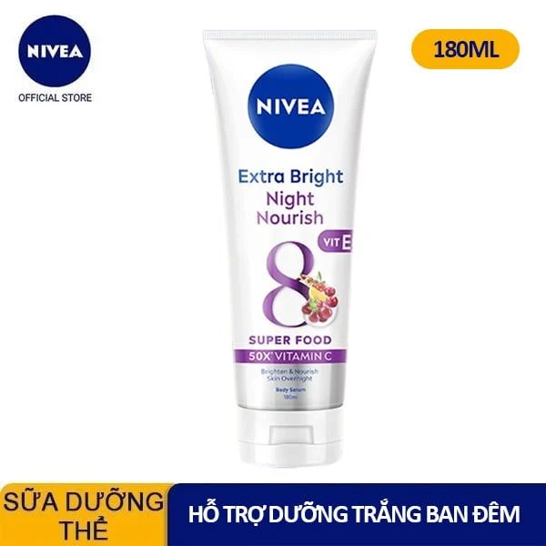 Tinh Chất Dưỡng Thể Trắng Da & Chống Nắng Nivea Extra White Body Serum