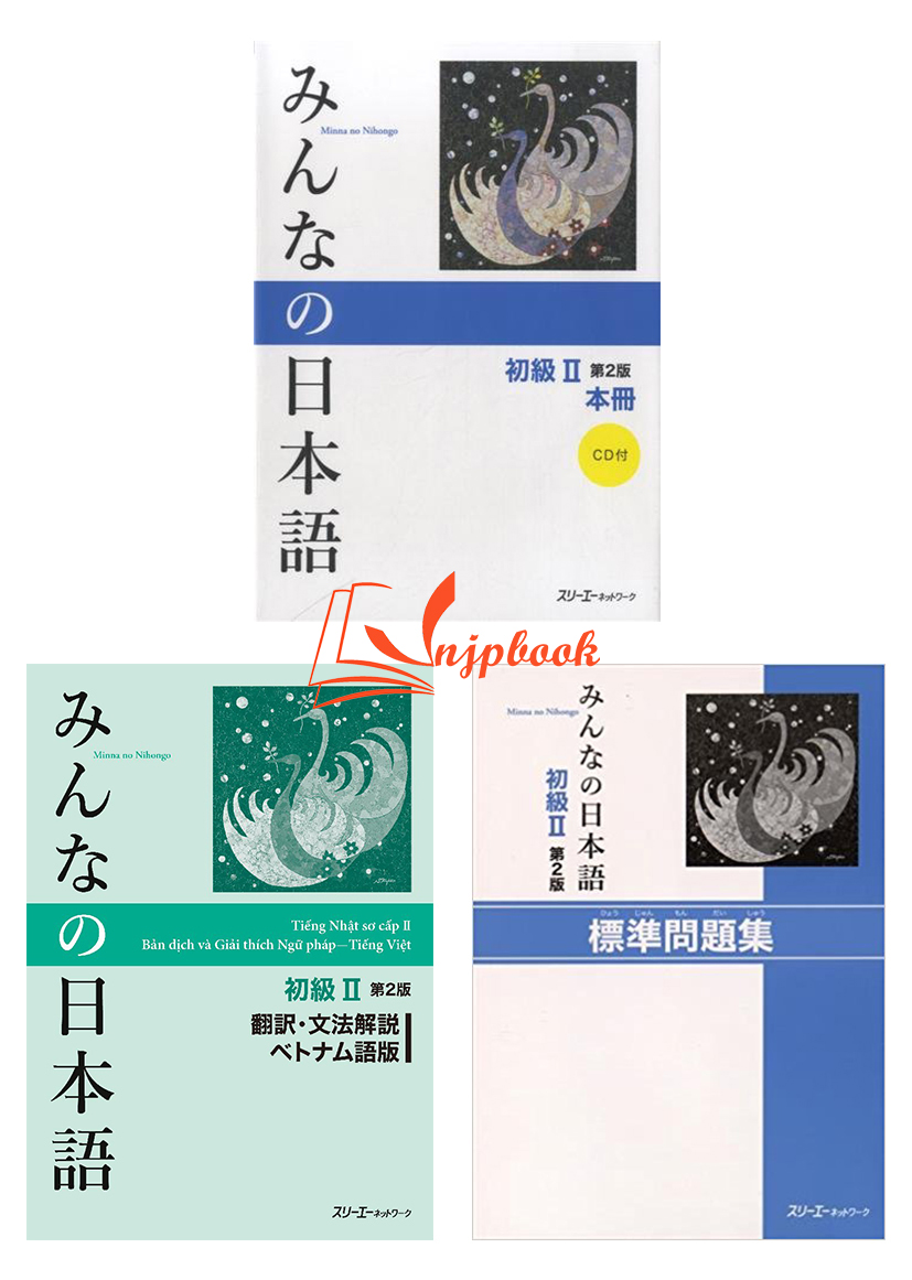 Minna no Nihongo sơ cấp 2 bản mới - Bộ 3 cuốn (Kèm CD)