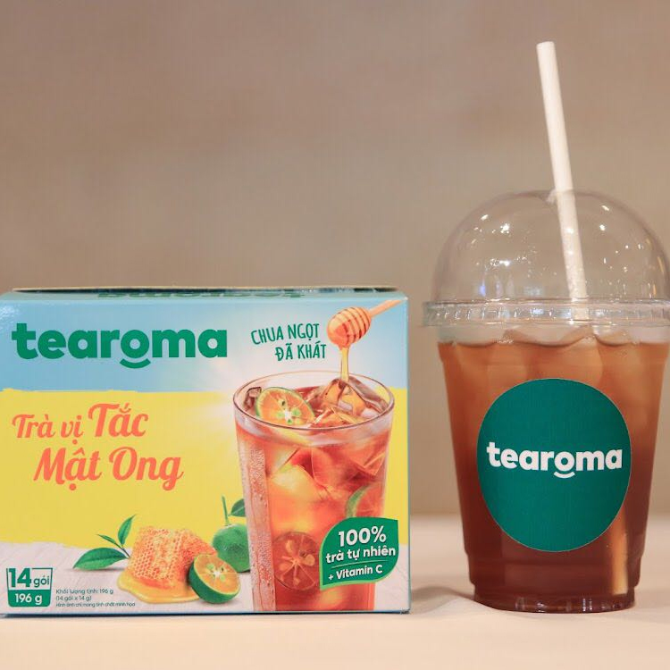 Trà Tearoma Hòa Tan Hộp 196g (14 gói)