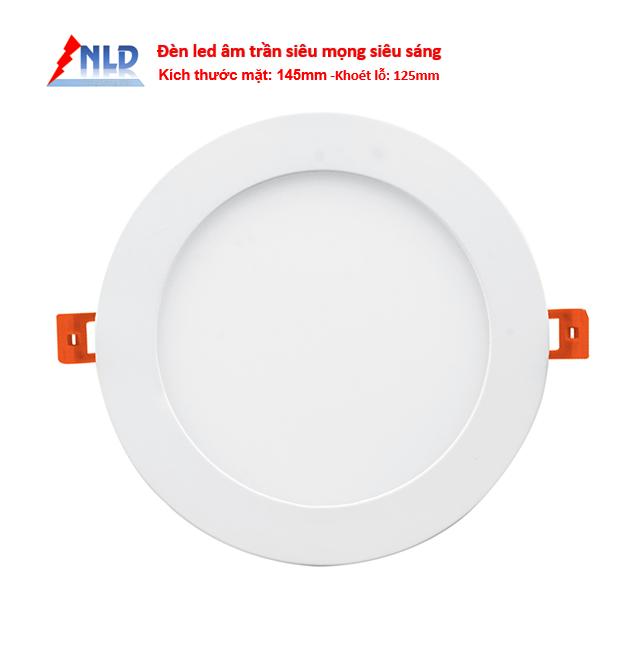 Combo 4 bộ Đèn Led Downlight âm trần tròn 9W sáng trắng