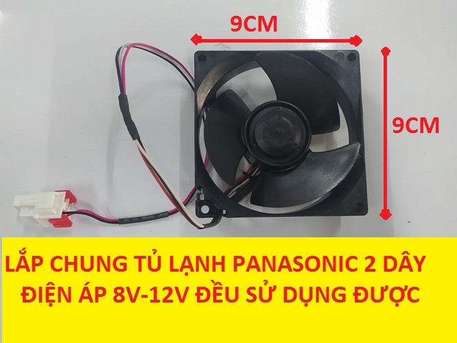 Quạt tủ lạnh samsung 3 dây kích thước 9x9cm