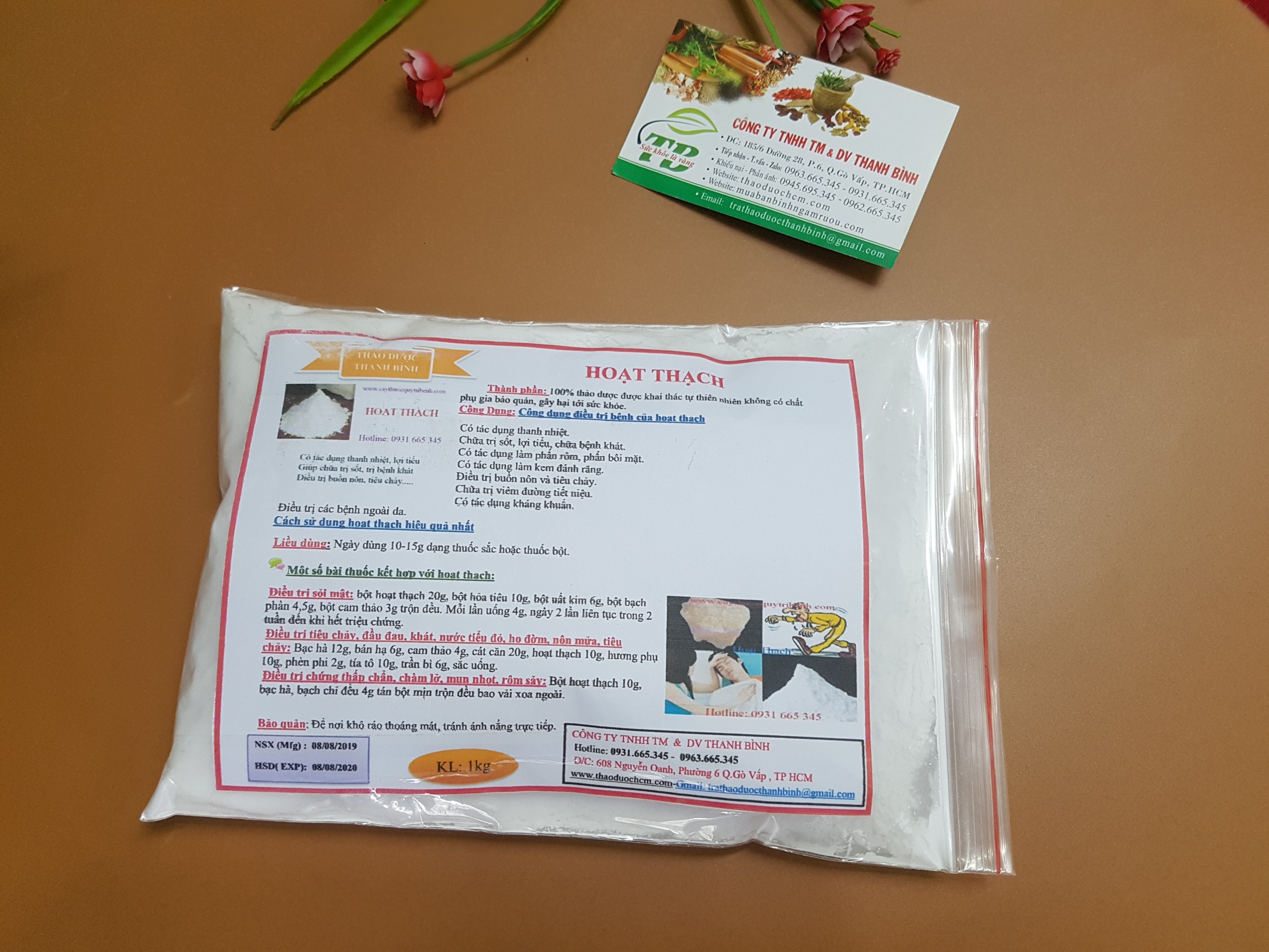 Hoạt Thạch 500G - Hàng Công Ty Chất Lượng