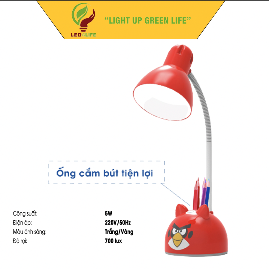 Đèn bàn LED bảo vệ thị lực RD-RL-27.V2-LED