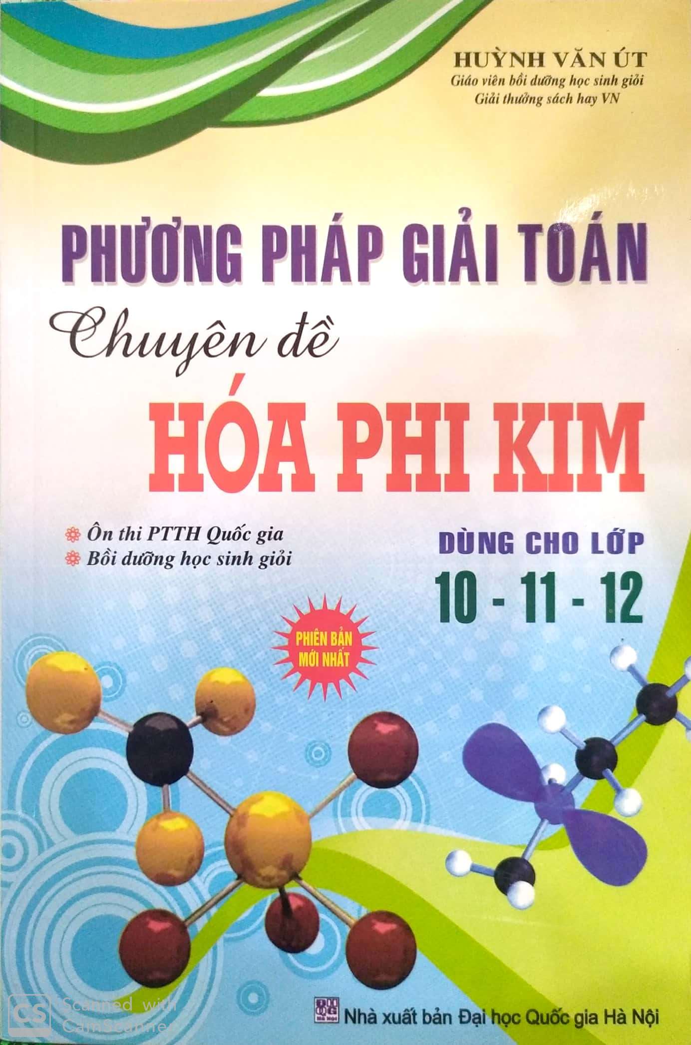 [HCM]Phương pháp giải Toán chuyên đề Hóa Phi Kim