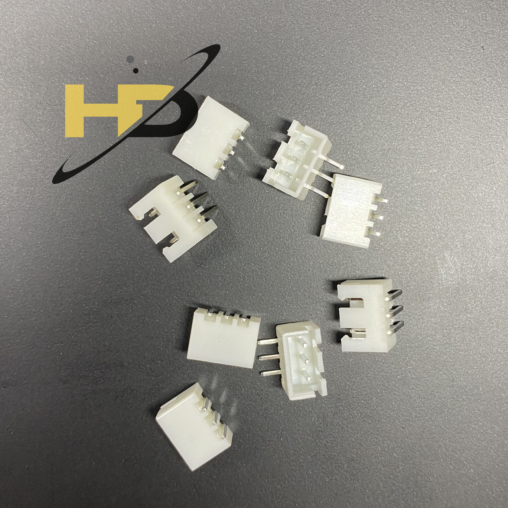 Gói 30 Chiếc Đầu Nối Header XH2.54mm Đực Cong XH2.54 Các Loại 2P - 3P - 4P ... 8P - 9P