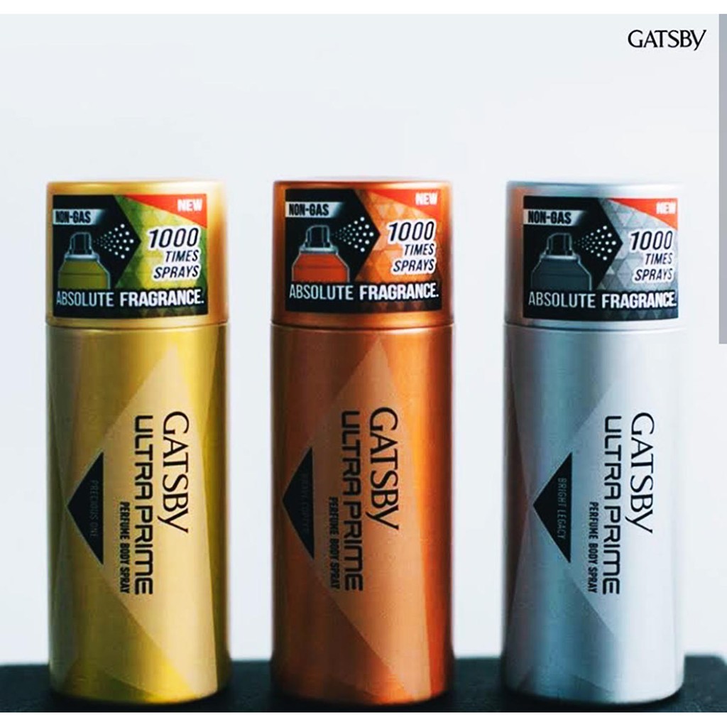 Xịt Toàn Thân Hương Nước Hoa Mạnh Mẽ,Quý Phái Nam Tính Đẳng Cấp Gatsby Ultra Prime Perfume Body Spray 150ml (100% From Indonesia)