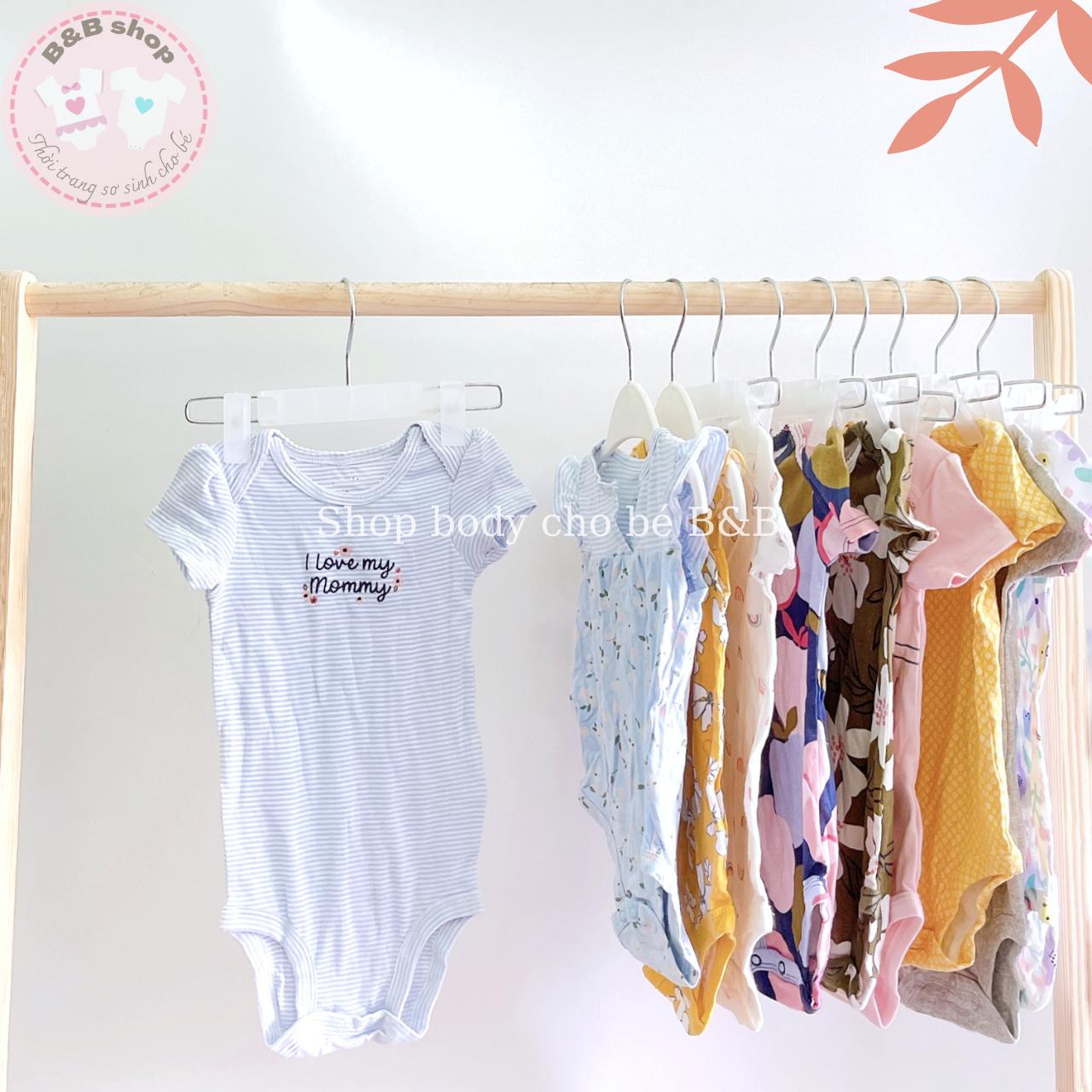 (Chọn mẫu 6-9m) Bodysuit, Body chip Carter xuất dư cho bé sơ sinh