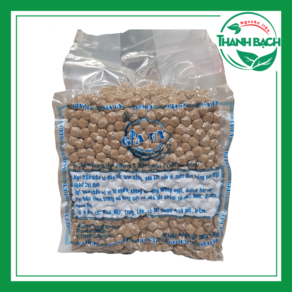 Trân châu Gia Uy gói 2kg ( cafe, bí đao trắng, bí đao đen )