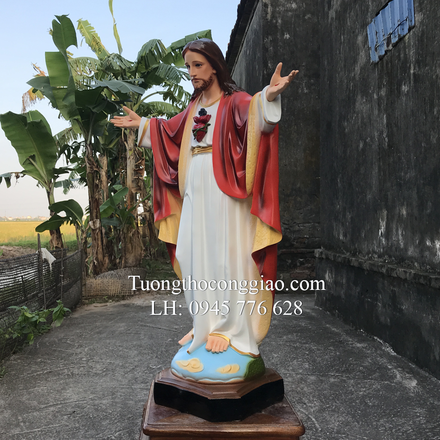 Tượng Chúa Kito Vua 80cm composite