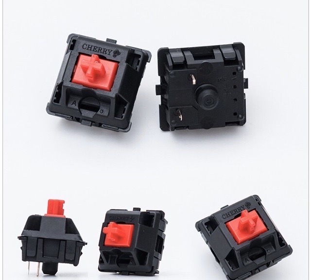 Cherry Switch 3 pin cho bàn phím cơ (4 màu cơ bản) | Cherry silver speed