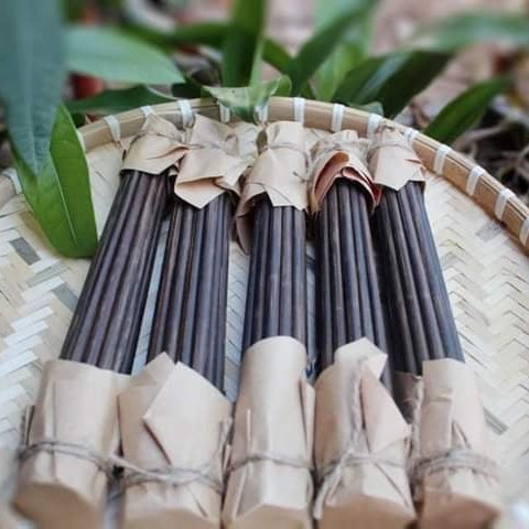 (LOẠI 1) 10 ĐÔI ĐŨA GỖ SÓNG LÁ BUÔNG CAO CẤP