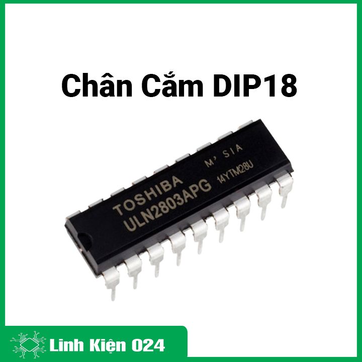 Ic uln2803 dip18 / sop18 8 bóng bán dẫn npn darlington