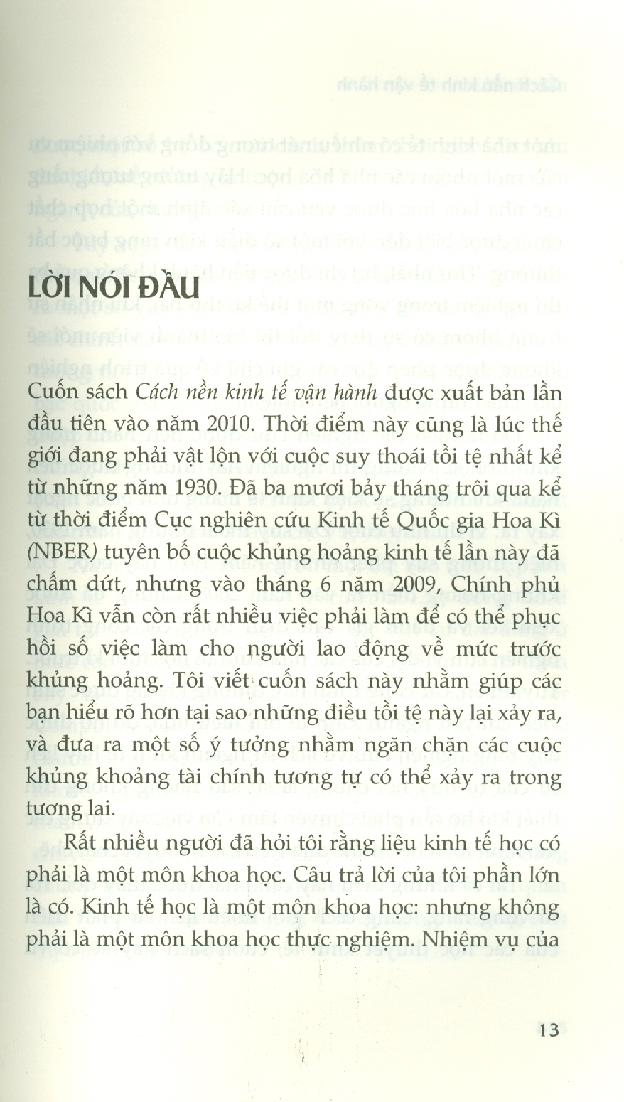 Cách Nền Kinh Tế Vận Hành (Tái Bản)