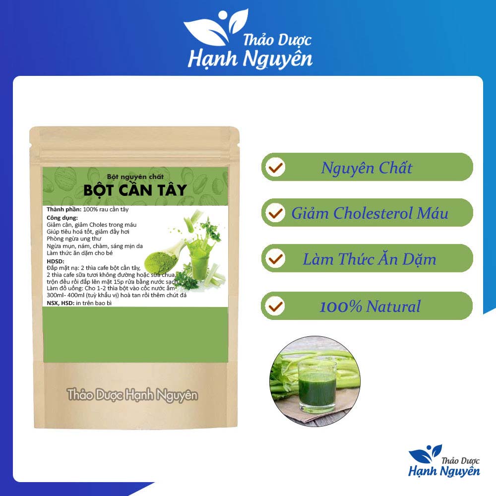 100g bột cần tây sấy lạnh nguyên chất