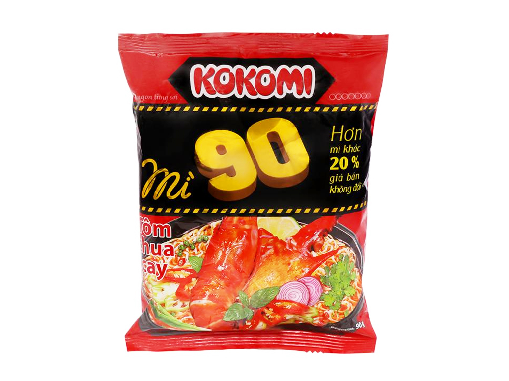 Mì KOKOMI tôm chua cay 90g