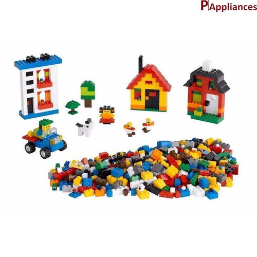 Giỏ đồ chơi xếp hình cho bé kiểu lego