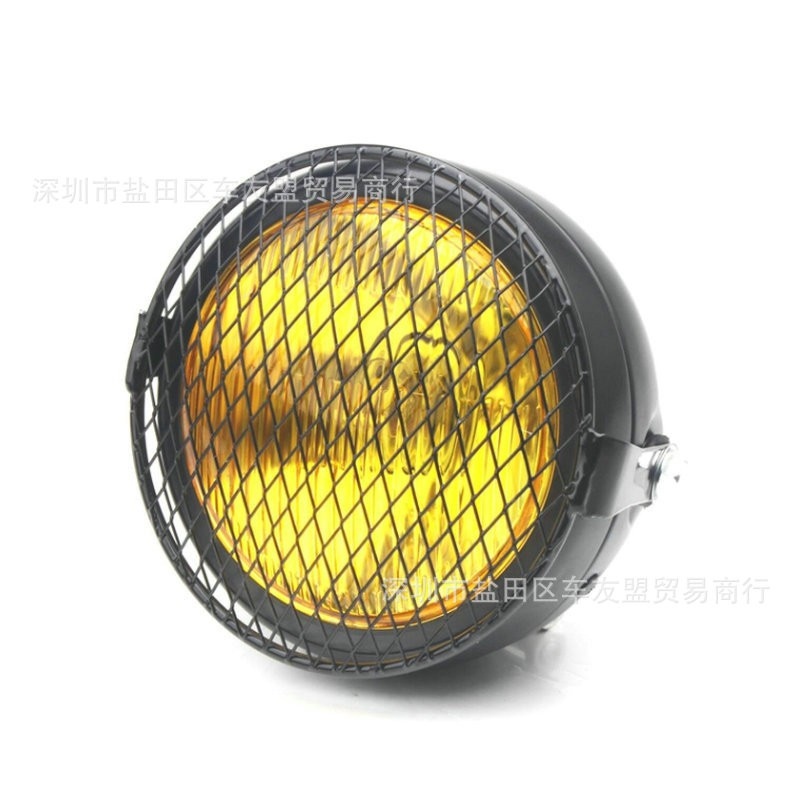 Lưới Sắt Che Đèn Pha Moto Hình Tròn [ 1 Chiếc ]