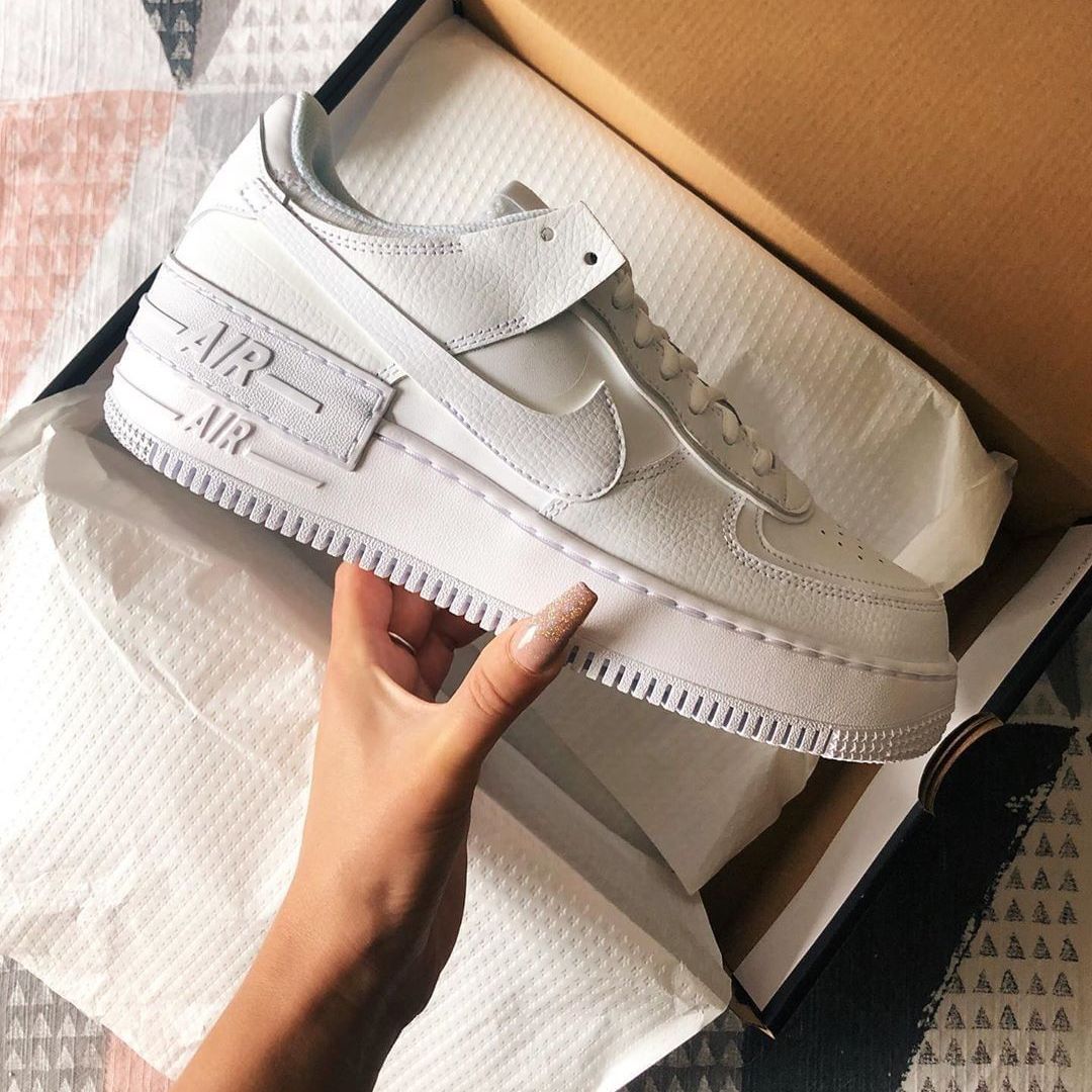 GIÀY THỂ THAO SNEAKER NỮ AF1 SHADOW WHITE
