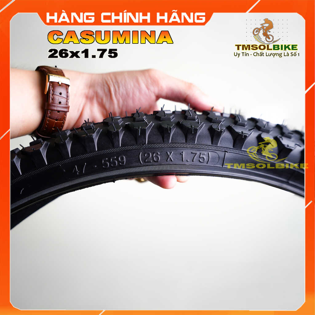 Vỏ (Lốp) Xe Đạp Điạ Hình 26×1.75 (47 – 559) CASUMINA