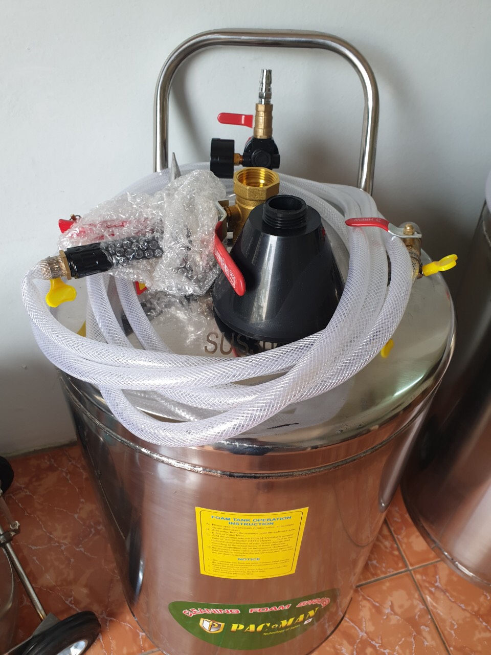 Bình Phun Bọt Tuyết Inox 80L Pacman 201/80