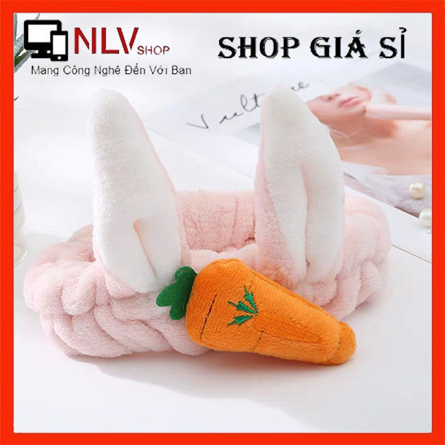 Nlvshop - băng đô tai thỏ và cà rốt