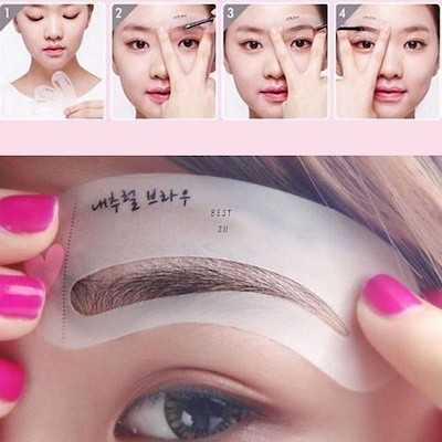 Khung Kẻ Chân Mày Mini Brow Class Drawing Guide
