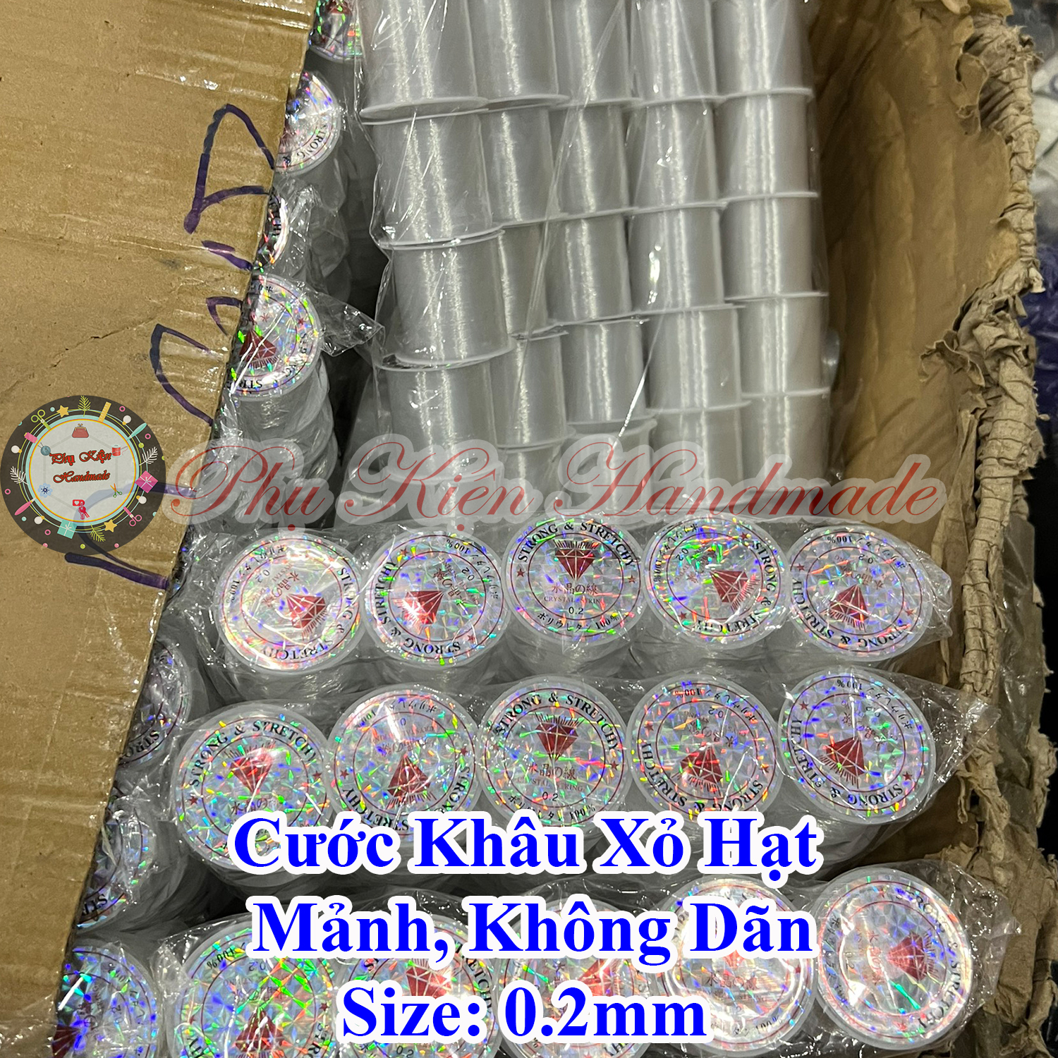 Cước khâu, cước mảnh, cước xỏ hạt (không dãn)