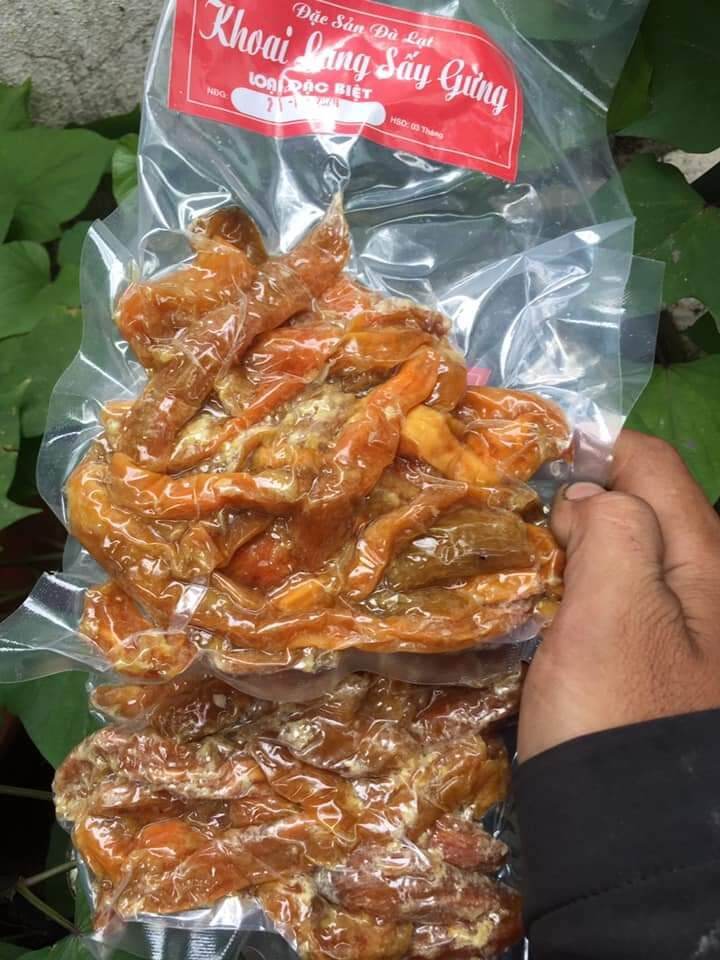 250 Gram khoai lang mật sấy gừng
