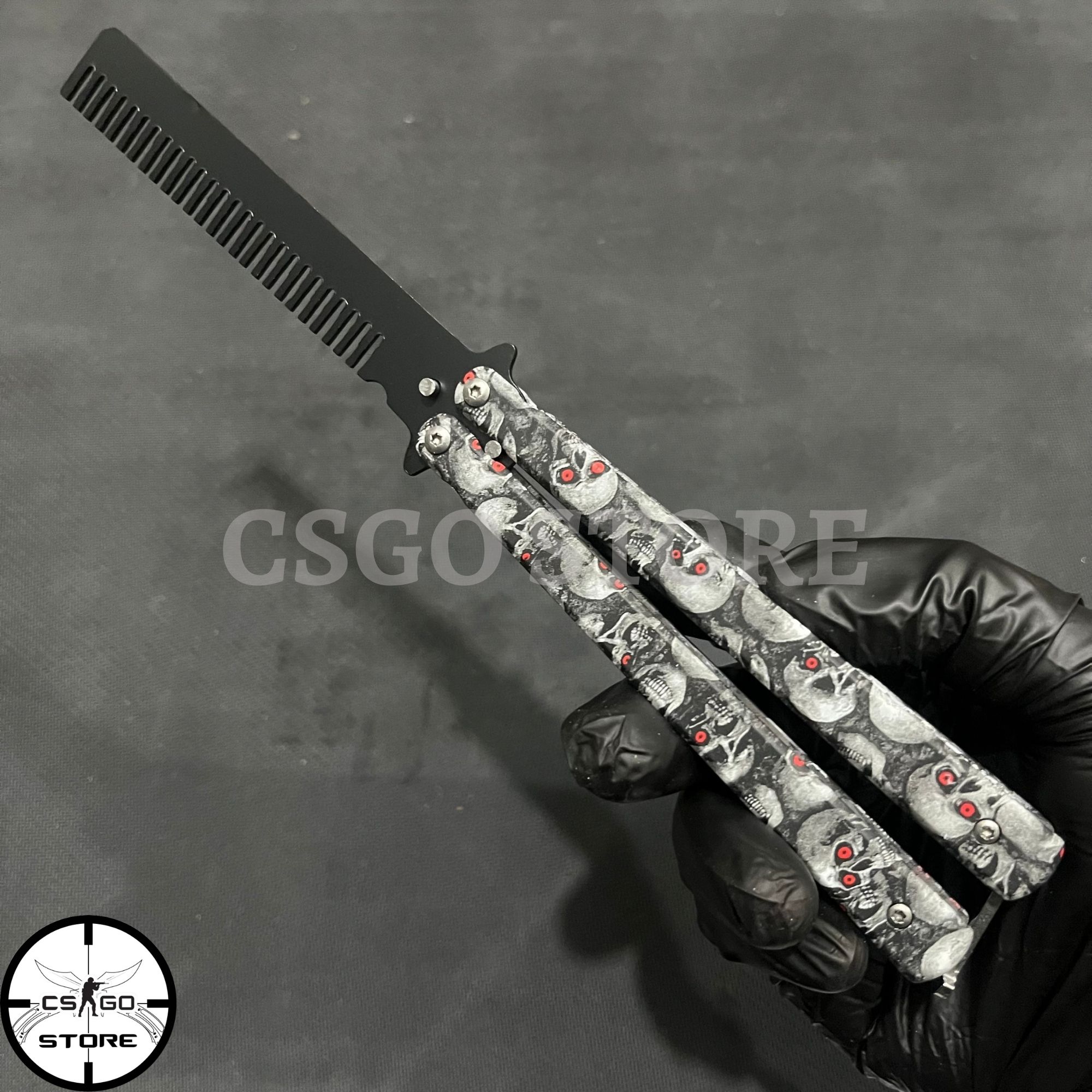 Lược thép gấp gọn chải tóc cán ghép tại Csgo Store