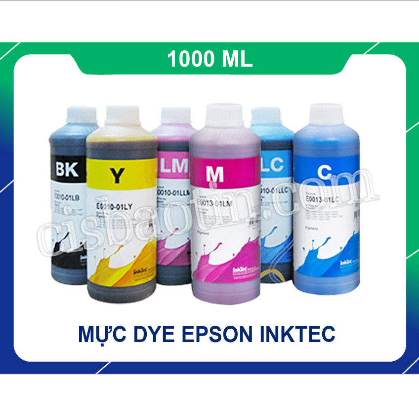 [HCM]MỰC DYE EPSON INKTEC- LÍT