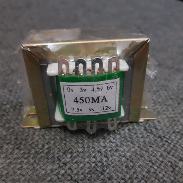 Biến áp 450mA nhiều đầu