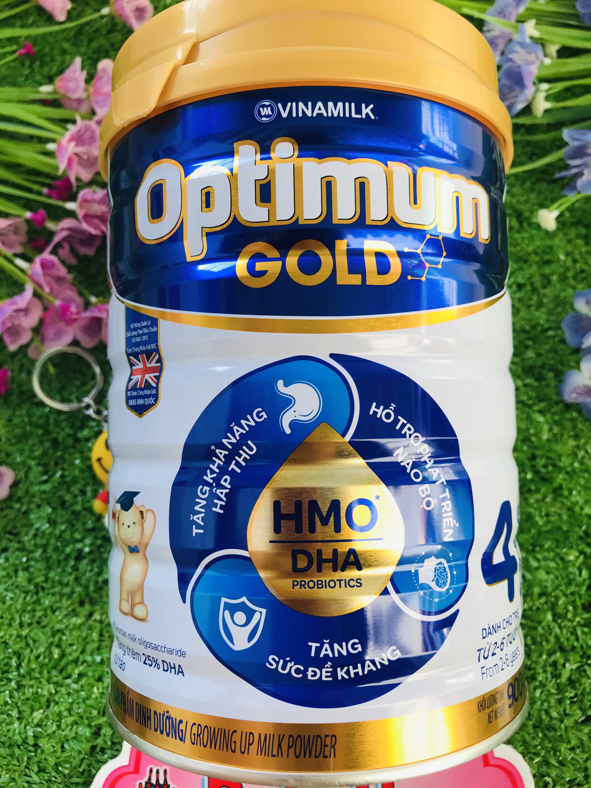 [ DATE MỚI] Sữa Optimum Gold 4 HMO 900g (trẻ từ 2 – 6 tuổi)