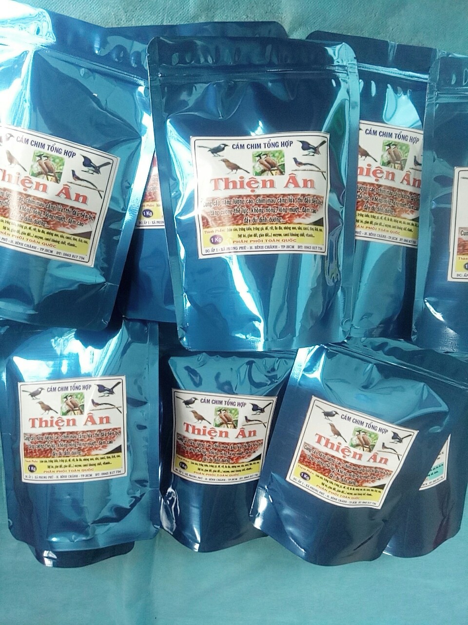 CÁM CHIM TỔNG HỢP  ( gói 500gr)