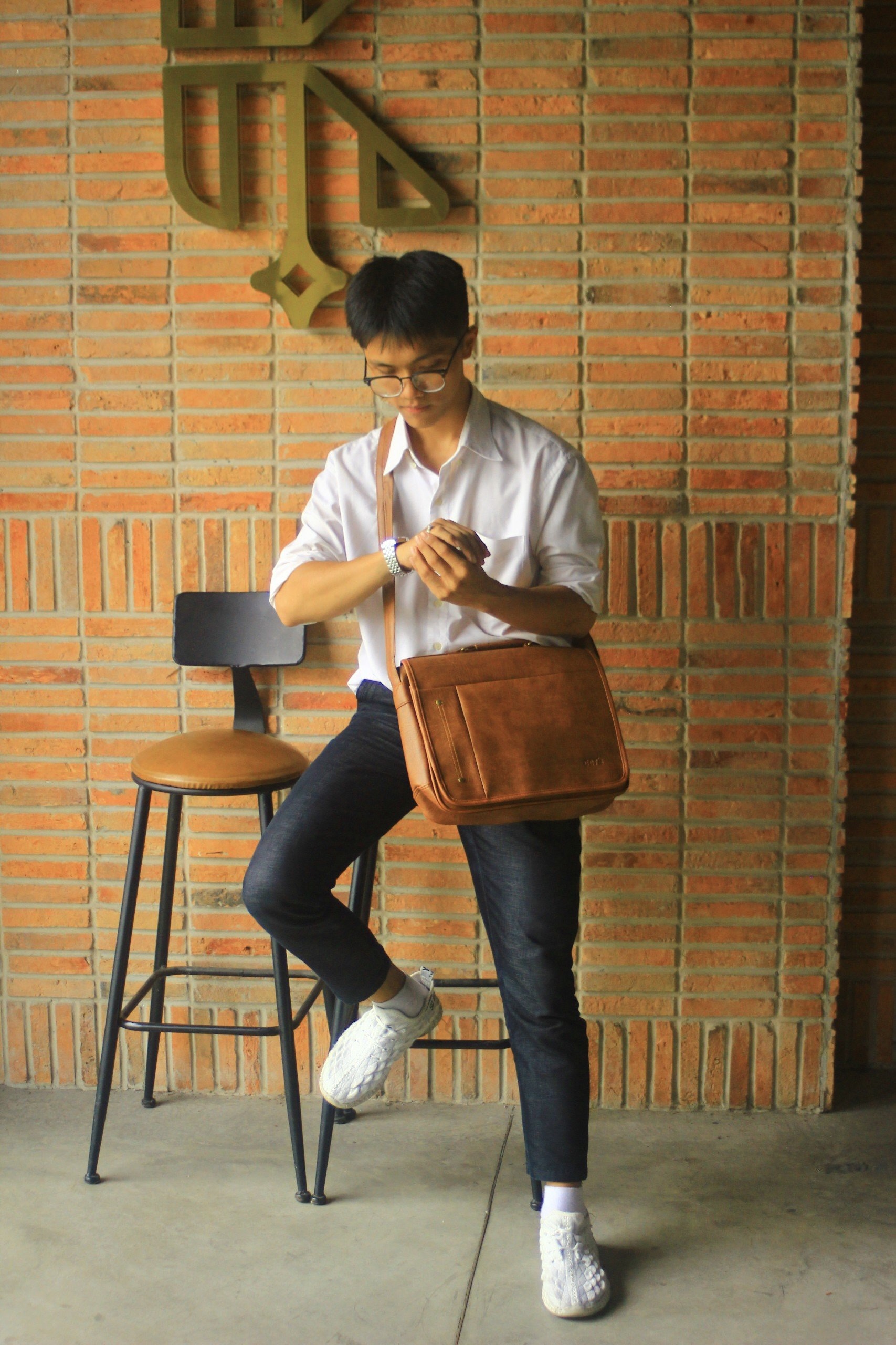 Cặp Xách Da Nam Thời Trang Cao Cấp CNT CA14