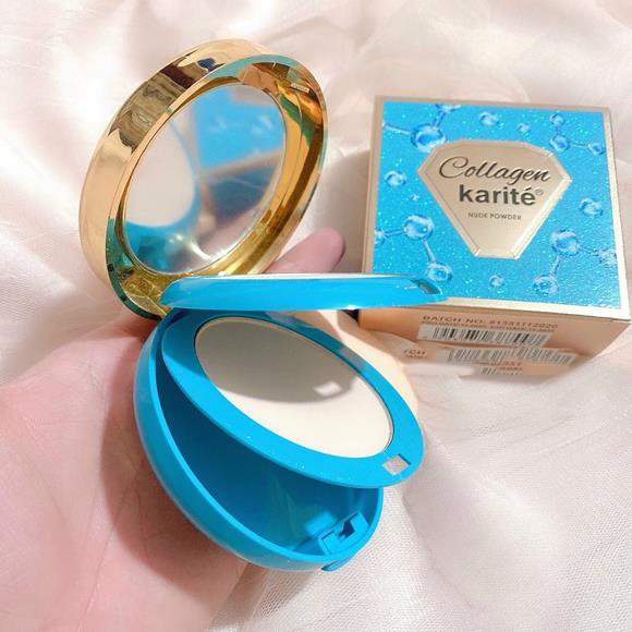 Hấn Phủ 2 Tầng Karité Collagen Nude | Phấn phủ siêu mịn collagen 2 tầng karite