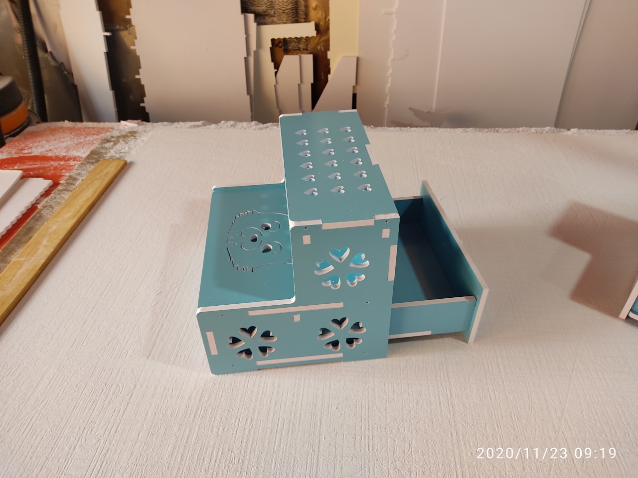Kệ chân Nail có ngăn