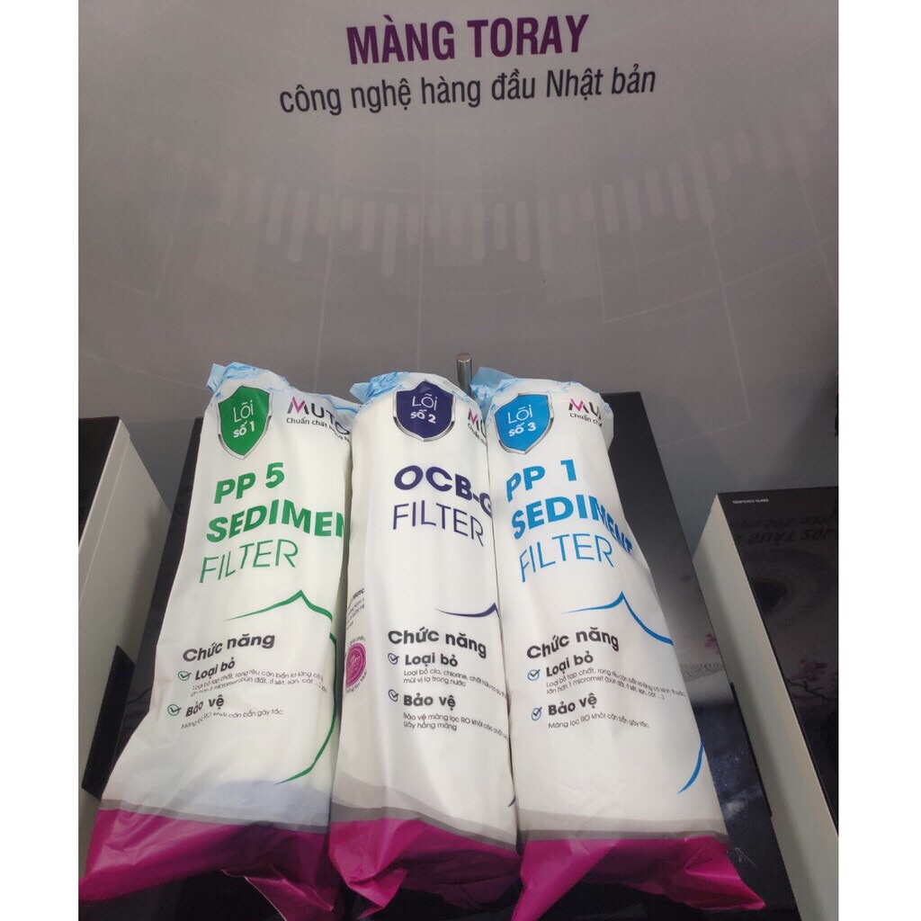 BÁO GIÁ 3 Lõi Lọc Nước | Shopee Lazada Sendo Tiki mới nhất 44 Bộ 3 lõi lọc nước Mutosi