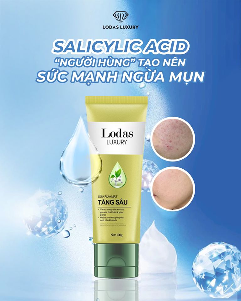 Sửa rữa mặt lodas luxury - dung tích 100ml
