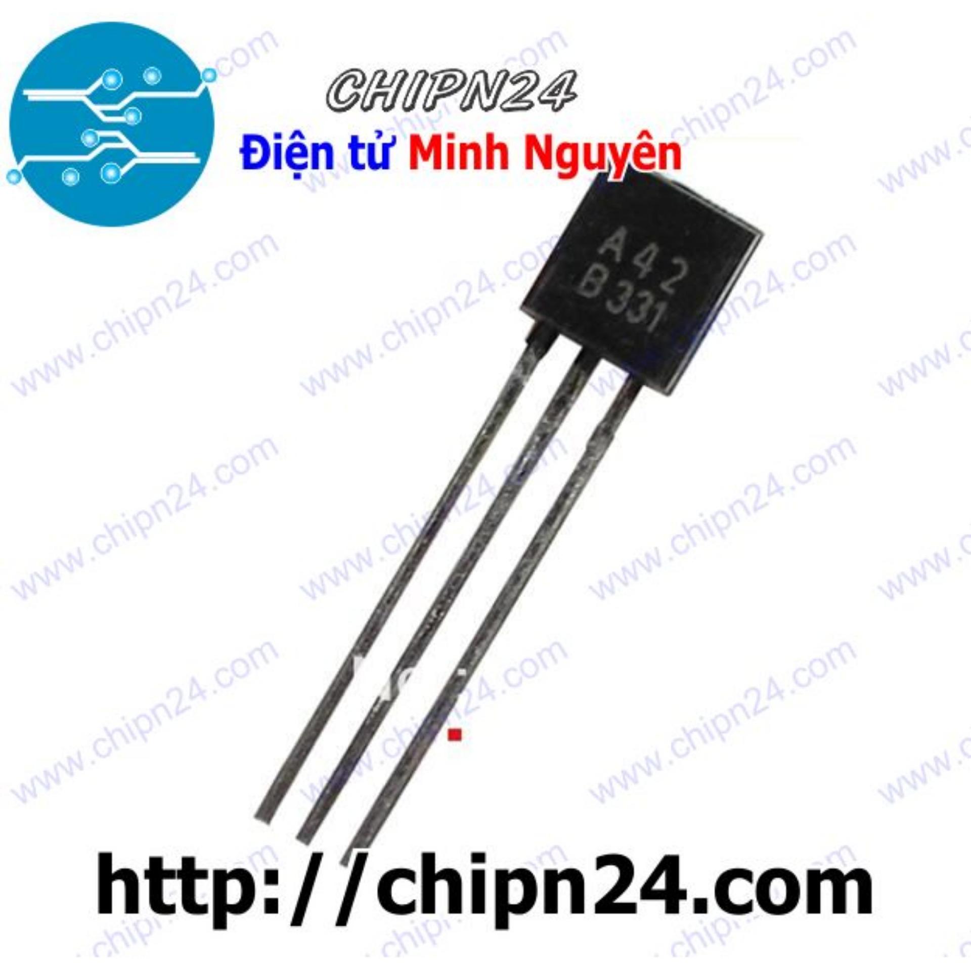 [10 con] (KT1) Transistor KSP42 TO-92 NPN 500mA 300V (MPSA42 A42)