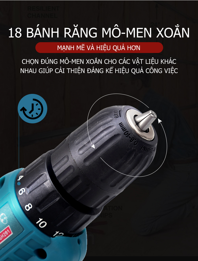 Máy khoan Pin Lithium 12V MAILTank SH201