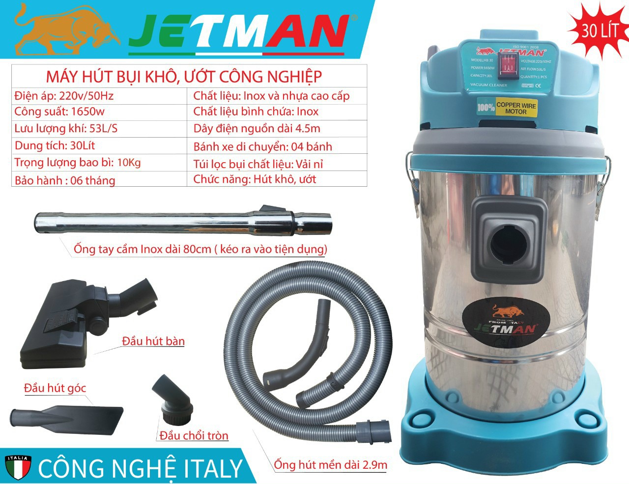 Máy Hút Bụi Jetman HB30